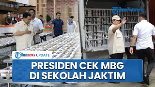 Momen Presiden Prabowo Cek Langsung Program Makan Bergizi Gratis di 2 Sekolah Kawasan Jakarta Timur