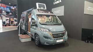 Campervan with large rear lounge. Laika Ecovip 645