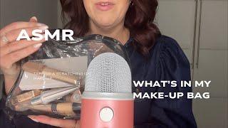 ASMR ✨ what’s in my make-up bag. Tapping \u0026 scratching on make-up items ✨