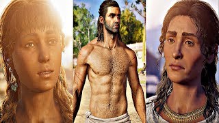 Assassin's Creed Odyssey - All Romance Scenes (All Alexios Romances)