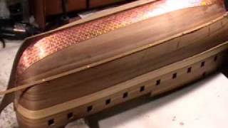 How To Copper Plate a Model Ship