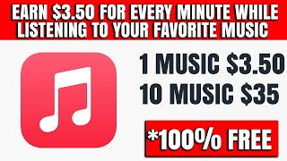 Earn $3.50 For Every Minute While Listening To Your Favorite Music | Make Money Online