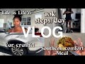 VLOG| Southern Cooking, Funmily Walking Pad for 10k Steps & a Car Hit?! My Health Journey Continues!