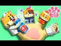 Finger Family Boo Boo Song | Jobs Song | Nursery Rhymes | Kids Songs | Mimi and Daddy