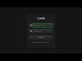 Animated Glowing Inputs Login Form UI | HTML & CSS | CodingNepal