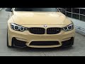 bmw m4 f82 super glossy sand wrap