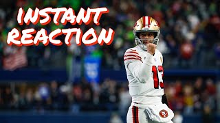Instant Reaction to the 49ers' 31-13 Win Over the Seattle Seahawks