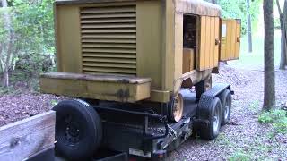 5-7-23 -- Ingersoll Rand 600 cfm compressor with 6V53 Detroit Diesel engine