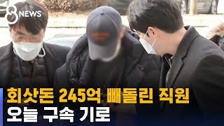 장부 조작해 회삿돈 245억 원 횡령 혐의…구속 기로 / SBS