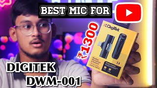 Digitek (DWM-001) || Unboxing \u0026 Review || Wireless Microphone For Youtube