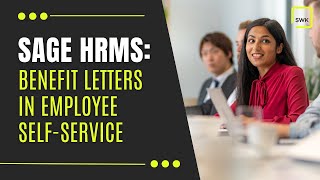 Sage HRMS: Benefit Letters in Employee Self-Service | How-To Guide