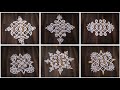 6 Simple and Beautiful Sikkukolam using 5*3-3 straight dots