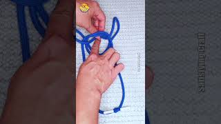 How to tie knots rope diy at home #diy #viral #shorts ep1544