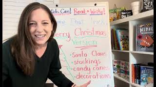 Reading Christmas Words: Name That TRICK!!!