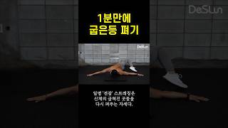 1분만에 굽은등 펴기 #라운드숄더