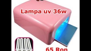 Lampa uv 36w unghii gel manichiura pedichiura Detalii