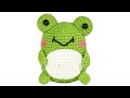 Frog-7：How to crochet the frog's arms and belly ？