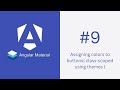 Assigning colors to buttons( class-scoped using themes )