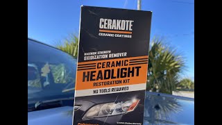 Cerakote Headlight Renewal Quick Review