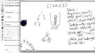 LeetCode Tutorial 144. Binary Tree Preorder Traversal