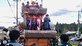 2015.11.3 茨城県石岡市東大橋 香取神社祭礼　守横囃子連