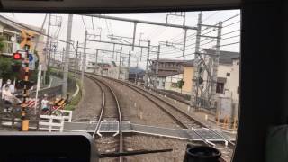 【西武鉄道】池袋線→新宿線直通 各停 本川越行き 西所沢（1番）〜所沢（1番）前面展望