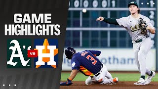 A's vs. Astros Game Highlights (5/15/24) | MLB Highlights