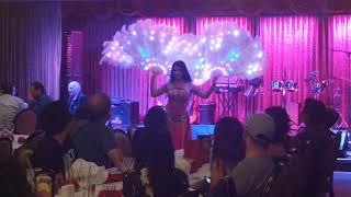 Tarciana belly dance at Sufi - LED Feathers - 2018-10-26