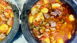 Trabzon usulü güveç tarifi / Trabzon style meat casserole recipe