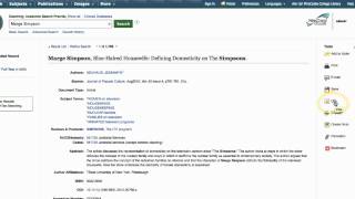 Finding Citation Elements for an Article