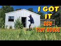 NEW TINY HOUSE WOW!!! tiny house, homesteading, off-grid, cabin build, DIY, HOW TO, sawmill, tractor