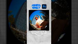 Fisheye effect tutorial in Adobe Photoshop #photoshoptutorial #photoediting #photography