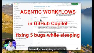 Static Agentic Workflows with GitHub Copilot