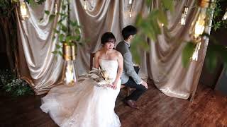 フォトウェディングに合わせてお二人だけで誓いのセレモニーを / フェミーレ挙式シーン -RIBBON WEDDING -【高知・四万十の結婚式はりぼんウェディング！】