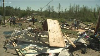 Volunteers help Murray County residents impacted by tornado
