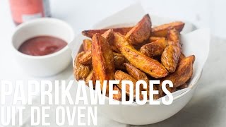 RECEPT: Paprikawedges uit de oven | OhMyFoodness