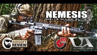 NEMESIS ME-12 MLOK ELITE # CLASSIC ARMY / DM DIFFUSION # AIRSOFT REVIEW