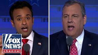 Vivek and Christie clash over Trump: 'I'm not running for president of MSNBC'