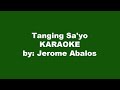 Jerome Abalos Tanging Sa'yo Karaoke