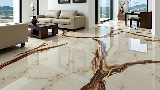 Luxury Modern Floor Tiles Designs For Stylish Living Rooms 2026 | Ceramic Tile flooring design Ideas