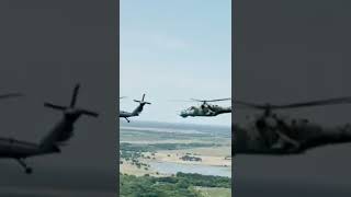 HH-60W takes on Mi-24 in first Air Combat Maneuver training