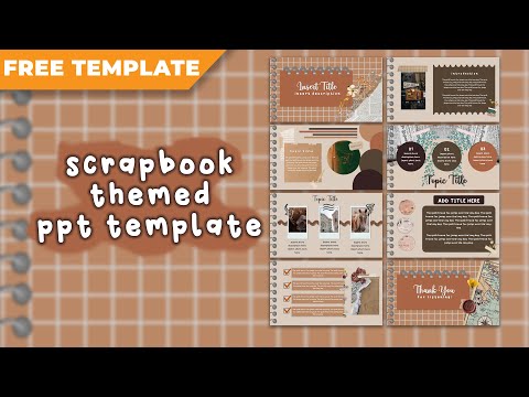 How to Make Scrapbook Themed Powerpoint Template [ FREE TEMPLATE ]