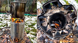 I Made My Own Mini Oven! Portable Heating Stove: Boost Your Survival Skills with Free Energy