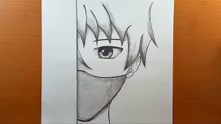 Como desenhar anime passo a passo de maneira fácil |  desenhos a lápis | desenho de anime de hobby