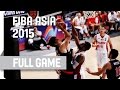 Palestine v Japan - Group E - Full Game - 2015 FIBA Asia Championship