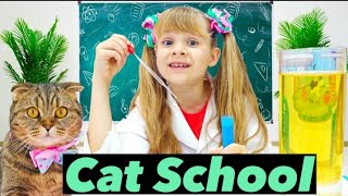 Diana and Roma's Incredible Adventure in Cat School 😍