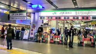 《乗り換え》新宿駅、京王線からJR線へ(連絡口経由)。 Shinjuku