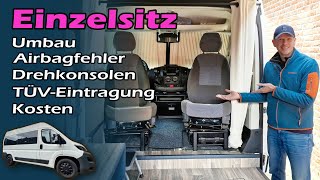 Alles, was du über Einzelsitze im Camper wissen musst