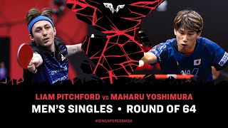 Liam Pitchford vs Maharu Yoshimura | MS R64 | Singapore Smash 2025