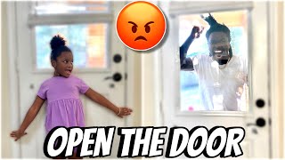 GIRL Locks DAD OUTSIDE and This HAPPEN